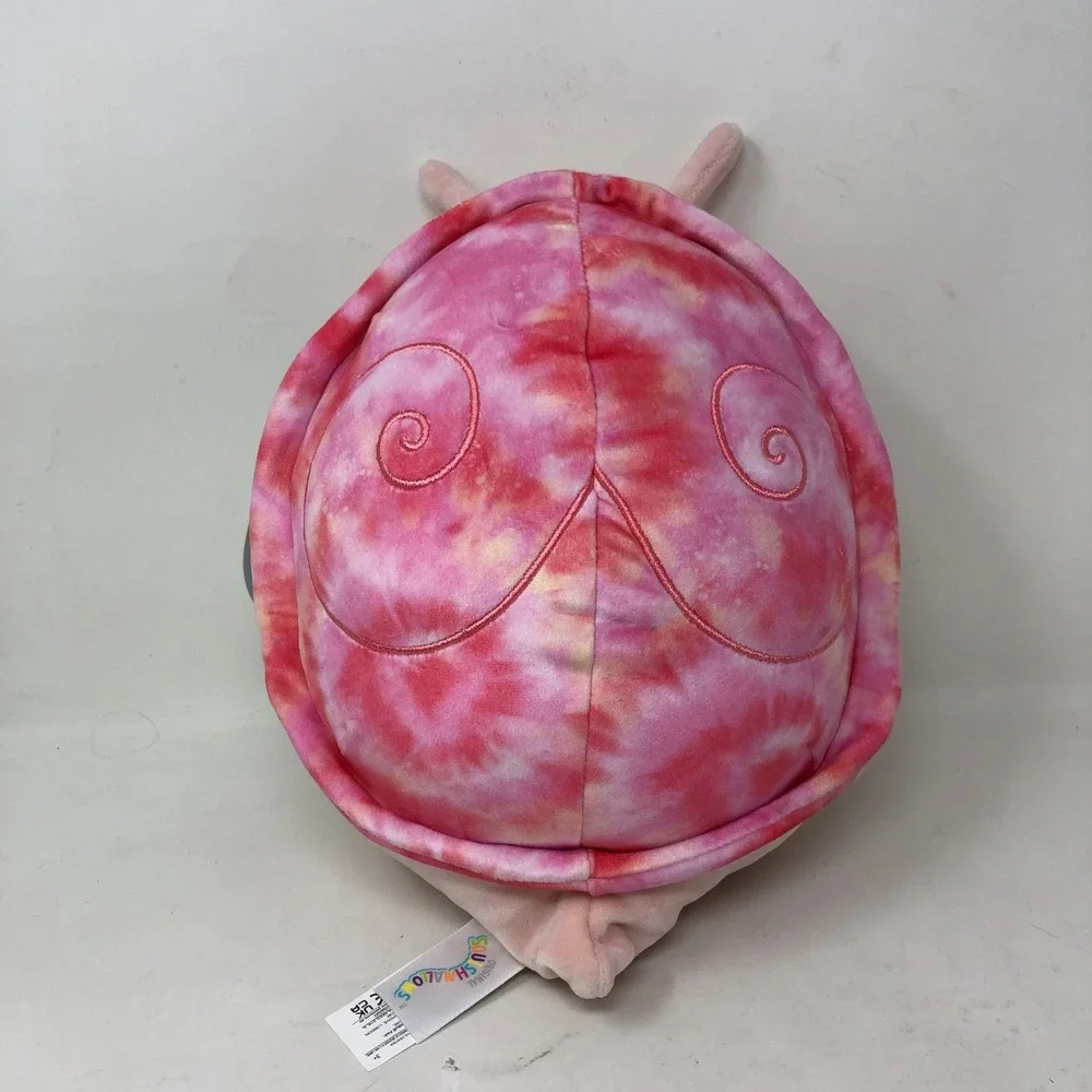 Squishmallows Silvina Michiel Swerl Snail Plush Bundle Pink Blue Purple Tie‎ Dye